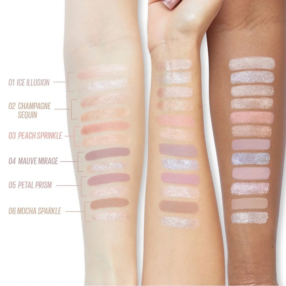 ✨Kaja Ice Illusion Wink Dazzle Eyeshadow & Glitter Multi Stick- double ended - Picture 4 of 8